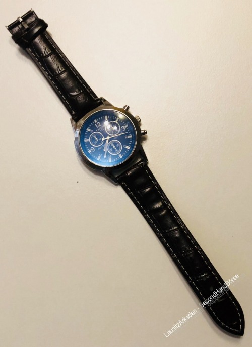 Herrenuhr mit Lederarmband