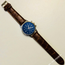 Herrenuhr mit Lederarmband