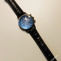 Herrenuhr mit Lederarmband