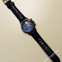 Herrenuhr mit Lederarmband