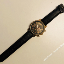 Herrenuhr mit Lederarmband