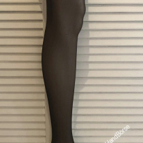 Halterlose Strümpfe mit Spitzenbesatz - Größe : Uni