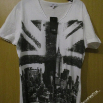 Shirt von Oodji mit Londonmotiv für Herren XL