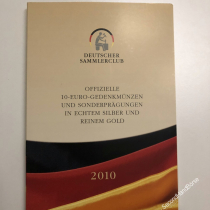 10 Euro Gedenkmünzensatz - Jahrgang 2010