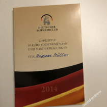 10 Euro Gedenkmünzensatz - Jahrgang 2014