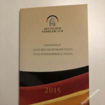 10 Euro Gedenkmünzensatz - Jahrgang 2015